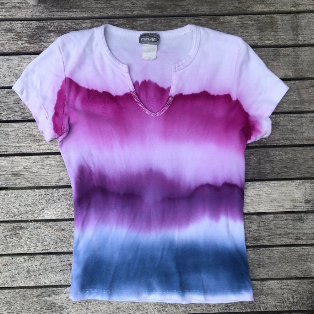 Waves of Ombre Tie Dye Tee
